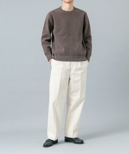 URBAN RESEARCH ROSSO / アーバンリサーチ ロッソ その他パンツ | 『セットアップ対応』 モールスキン1タックワイドスラックス | 詳細9