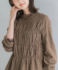 URBAN RESEARCH ROSSO / アーバンリサーチ ロッソ シャツ・ブラウス | チェックシャーリングブラウス