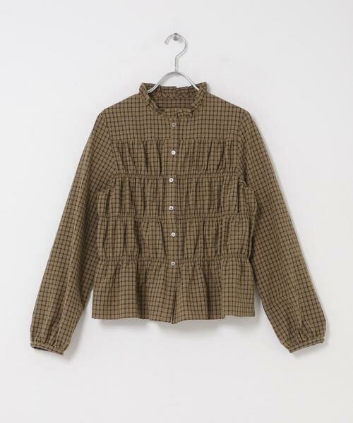 URBAN RESEARCH ROSSO / アーバンリサーチ ロッソ シャツ・ブラウス | チェックシャーリングブラウス | 詳細10