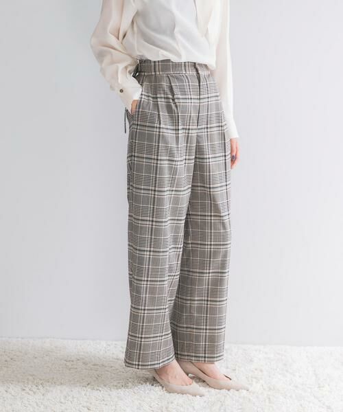URBAN RESEARCH ROSSO / アーバンリサーチ ロッソ その他パンツ | サイドベルトデザインチェックパンツ | 詳細13