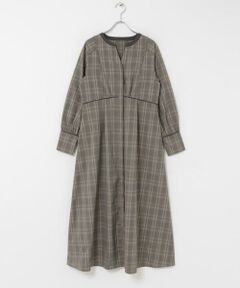 URBAN RESEARCH ROSSO / アーバンリサーチ ロッソ ワンピース | 『一部WEB限定カラー』バイカラーチェックナローワンピース