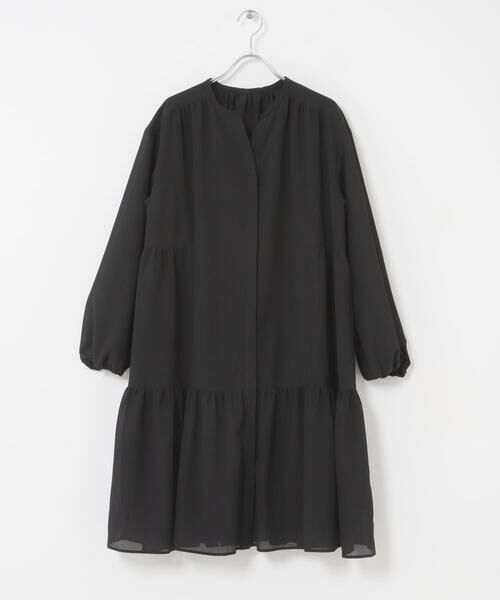 URBAN RESEARCH ROSSO / アーバンリサーチ ロッソ ワンピース | キーネックボリュームミニワンピース | 詳細15