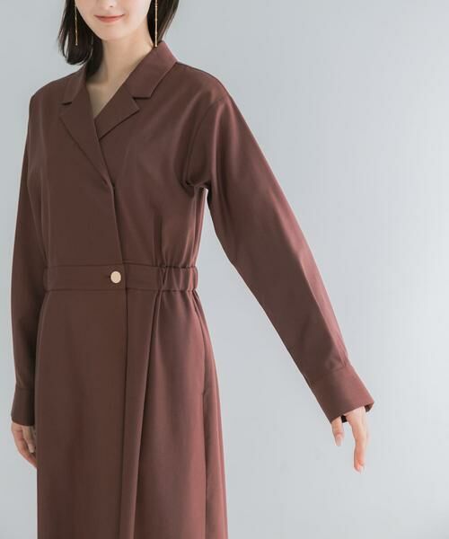 URBAN RESEARCH ROSSO / アーバンリサーチ ロッソ ワンピース | カシュクールデザインウーステッドワンピース | 詳細8