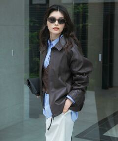 URBAN RESEARCH ROSSO / アーバンリサーチ ロッソ レザーブルゾン・ジャケット | シープレザーzipブルゾン