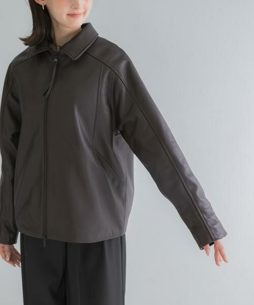 URBAN RESEARCH ROSSO / アーバンリサーチ ロッソ レザーブルゾン・ジャケット | シープレザーzipブルゾン | 詳細11