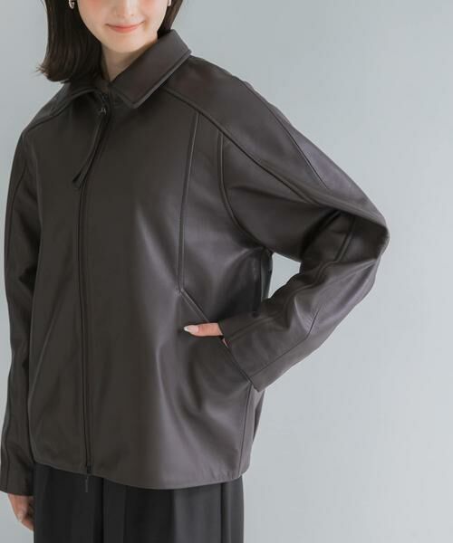URBAN RESEARCH ROSSO / アーバンリサーチ ロッソ レザーブルゾン・ジャケット | シープレザーzipブルゾン | 詳細12
