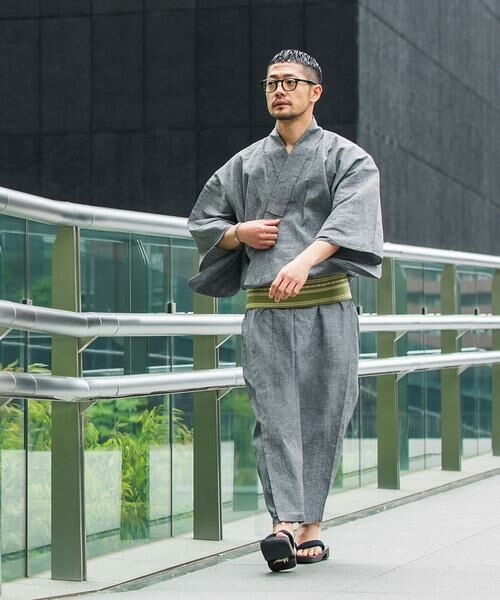 URBAN RESEARCH ROSSO / アーバンリサーチ ロッソ 着物・浴衣・小物類 | 紳士浴衣　近江ちぢみ | 詳細6