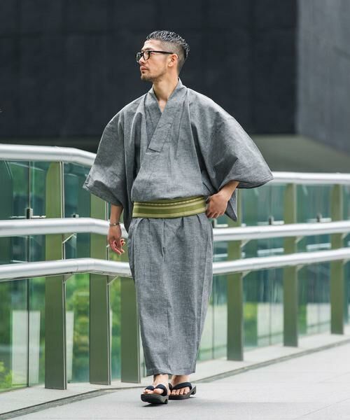 URBAN RESEARCH ROSSO / アーバンリサーチ ロッソ 着物・浴衣・小物類 | 紳士浴衣　近江ちぢみ | 詳細7