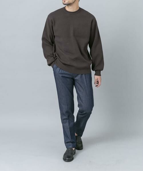 URBAN RESEARCH ROSSO / アーバンリサーチ ロッソ ニット・セーター | 『マシンウォッシャブル』コットンミラノリブニットスウェット | 詳細10