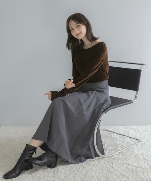 URBAN RESEARCH ROSSO / アーバンリサーチ ロッソ Tシャツ | シアーベロアバックシームカットソー | 詳細5