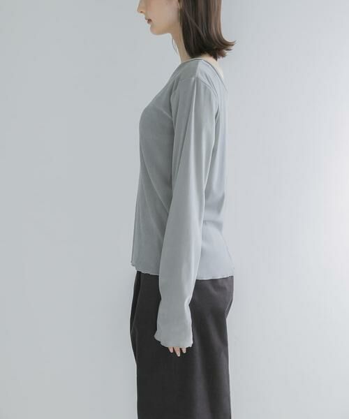 URBAN RESEARCH ROSSO / アーバンリサーチ ロッソ Tシャツ | シアーベロアバックシームカットソー | 詳細11