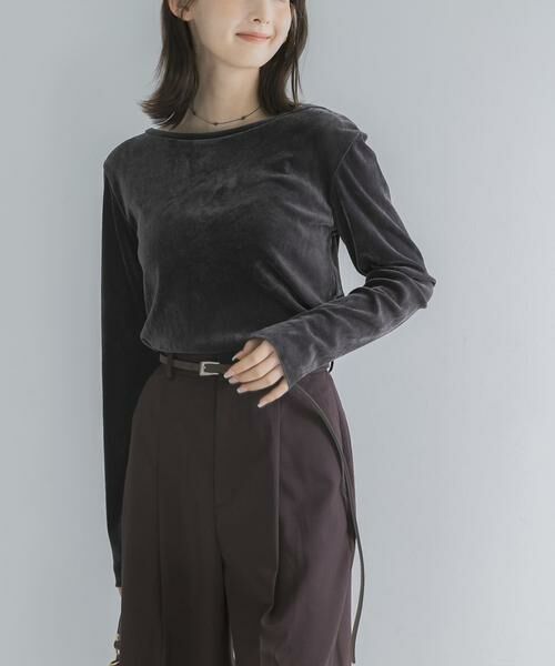 URBAN RESEARCH ROSSO / アーバンリサーチ ロッソ Tシャツ | シアーベロアバックシームカットソー | 詳細21