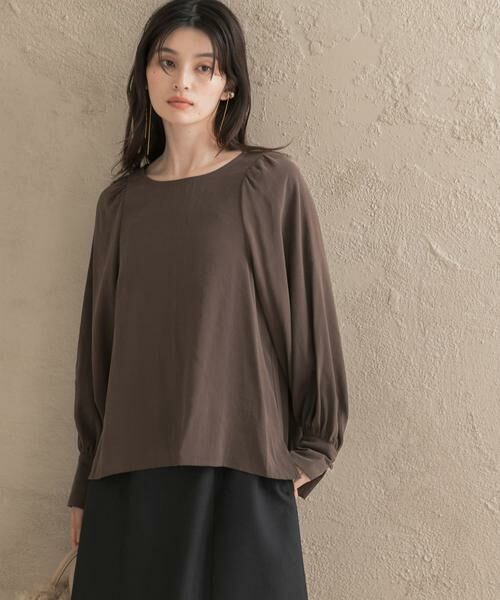 URBAN RESEARCH ROSSO / アーバンリサーチ ロッソ シャツ・ブラウス | 『WEB/一部店舗限定』ギャザーショルダーバックリボンブラウス | 詳細3