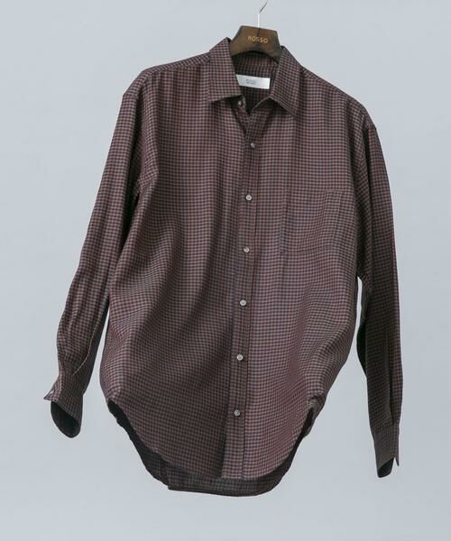 URBAN RESEARCH ROSSO / アーバンリサーチ ロッソ シャツ・ブラウス | アーバンリラックスウールシャツ(チェック)