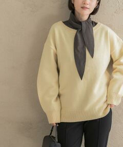 URBAN RESEARCH ROSSO / アーバンリサーチ ロッソ ニット・セーター | カシミヤシルクブレンドボートネックニット