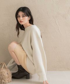 URBAN RESEARCH ROSSO / アーバンリサーチ ロッソ ニット・セーター | カシミヤシルクブレンドボートネックニット