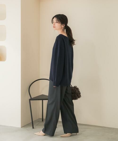 URBAN RESEARCH ROSSO / アーバンリサーチ ロッソ ニット・セーター | カシミヤシルクブレンドボートネックニット | 詳細12