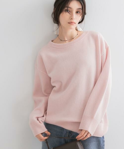 URBAN RESEARCH ROSSO / アーバンリサーチ ロッソ ニット・セーター | カシミヤシルクブレンドボートネックニット | 詳細24