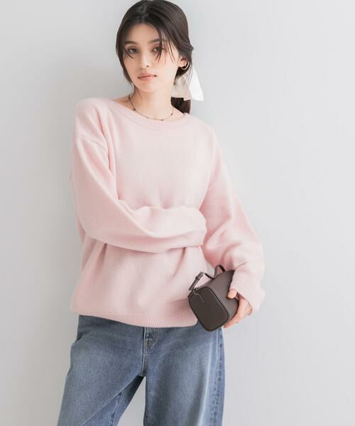 URBAN RESEARCH ROSSO / アーバンリサーチ ロッソ ニット・セーター | カシミヤシルクブレンドボートネックニット | 詳細26