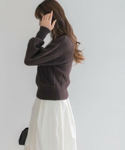 URBAN RESEARCH ROSSO / アーバンリサーチ ロッソ ニット・セーター | 『WEB/一部店舗限定』ランダムリブカシュクールニット | 詳細1