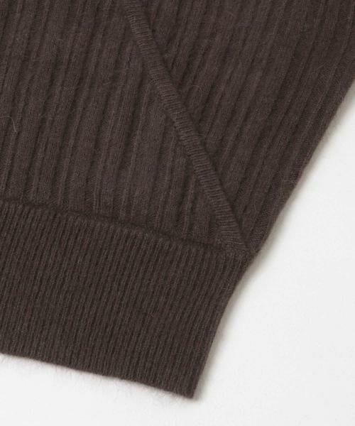 URBAN RESEARCH ROSSO / アーバンリサーチ ロッソ ニット・セーター | 『WEB/一部店舗限定』ランダムリブカシュクールニット | 詳細9