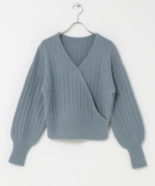 URBAN RESEARCH ROSSO / アーバンリサーチ ロッソ ニット・セーター | 『WEB/一部店舗限定』ランダムリブカシュクールニット | 詳細14