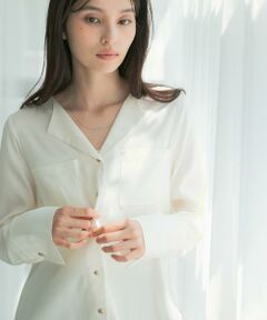 URBAN RESEARCH ROSSO / アーバンリサーチ ロッソ シャツ・ブラウス | キュプラ混ポケットデザインブラウス