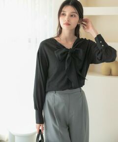 URBAN RESEARCH ROSSO / アーバンリサーチ ロッソ シャツ・ブラウス | セミシアーウール混2WAYタイブラウス
