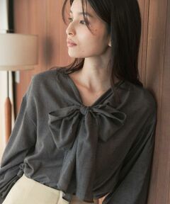 URBAN RESEARCH ROSSO / アーバンリサーチ ロッソ シャツ・ブラウス | セミシアーウール混2WAYタイブラウス