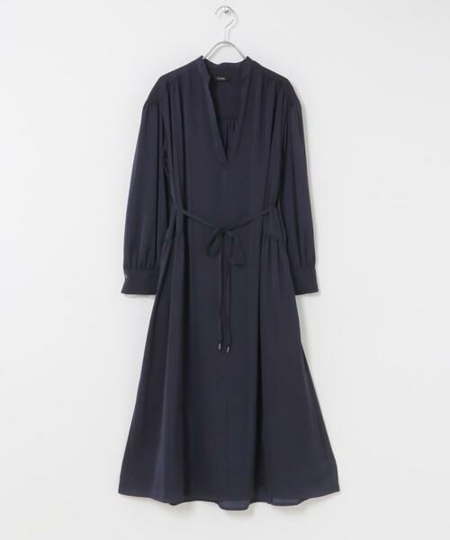 URBAN RESEARCH ROSSO / アーバンリサーチ ロッソ ワンピース | ヴィンテージサテンテントワンピース（ネイビー）
