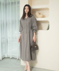URBAN RESEARCH ROSSO / アーバンリサーチ ロッソ ワンピース | ボリュームスリーブウエストマークワンピース