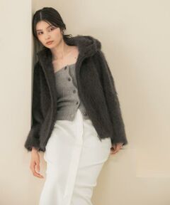 URBAN RESEARCH ROSSO / アーバンリサーチ ロッソ その他アウター | カシミヤ混ファーフードコート