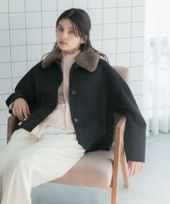 URBAN RESEARCH ROSSO / アーバンリサーチ ロッソ その他アウター | 『WEB/一部店舗限定』2wayファーカラーリバーショートコート