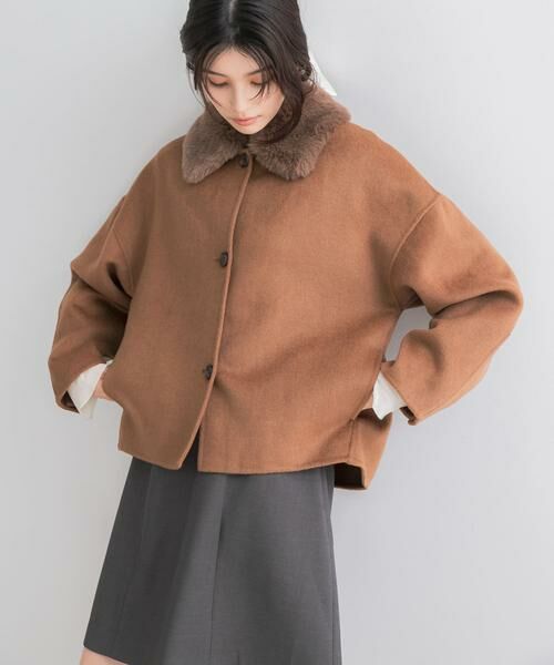 URBAN RESEARCH ROSSO / アーバンリサーチ ロッソ その他アウター | 『WEB/一部店舗限定』2wayファーカラーリバーショートコート | 詳細3