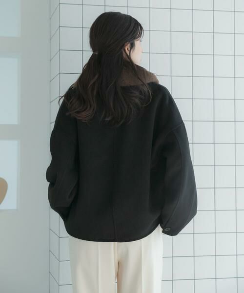 URBAN RESEARCH ROSSO / アーバンリサーチ ロッソ その他アウター | 『WEB/一部店舗限定』2wayファーカラーリバーショートコート | 詳細12