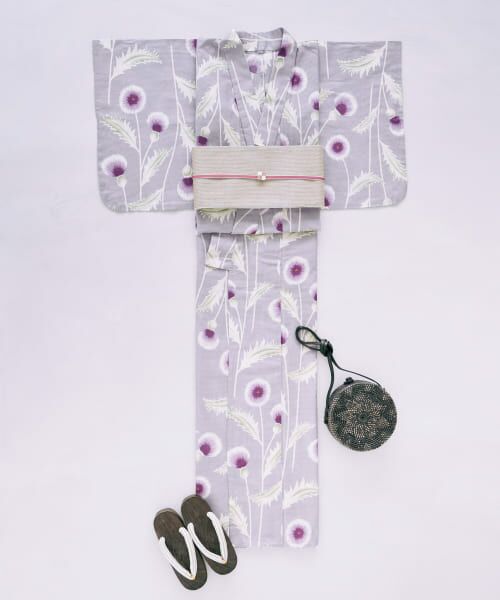 ＊＊URBAN RESEARCH ROSSO / アーバンリサーチ ロッソ 着物・浴衣・小物類 | 浴衣 たんぽぽ（紫）