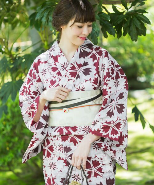 ＊＊URBAN RESEARCH ROSSO / アーバンリサーチ ロッソ 着物・浴衣・小物類 | 浴衣　なでしこ 茜（レッド）