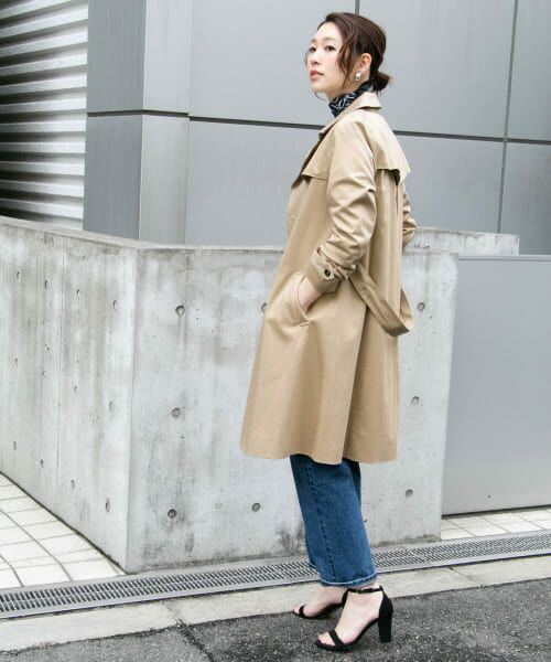 ROSSO リボントレンチコート アーバンリサーチロッソ コート URBAN RESEARCH ROSSO WOMEN（アーバンリサーチ ロッソ）の