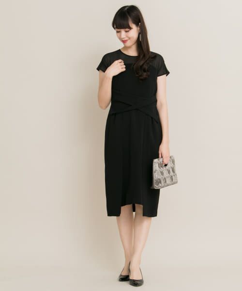 【URBAN RESERCH】パーティドレス【KAENE】 kaene 配色レースエプロンドレス[100604-RL35]｜URBAN RESEARCH