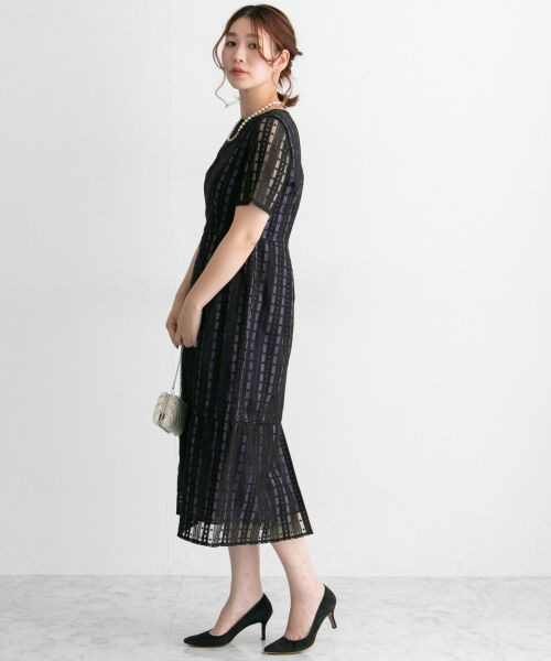 カエン kaene 刺繍マーメイドワンピース アーバンリサーチ ロッソ38 セール】 kaene 刺繍マーメイドワンピース (ドレス