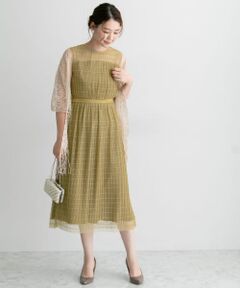 ボーダーチュールドレス