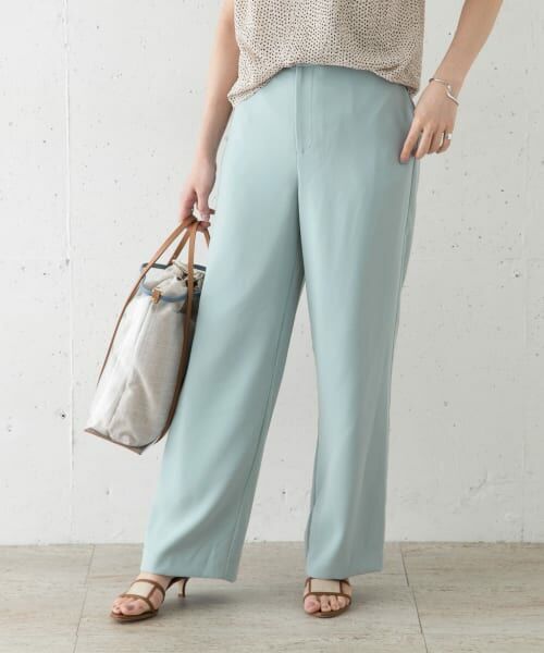 ＊＊URBAN RESEARCH ROSSO / アーバンリサーチ ロッソ その他パンツ | 『スタイリスト川上さやか×ROSSO』ベルト付きパンツ∴（SAX）