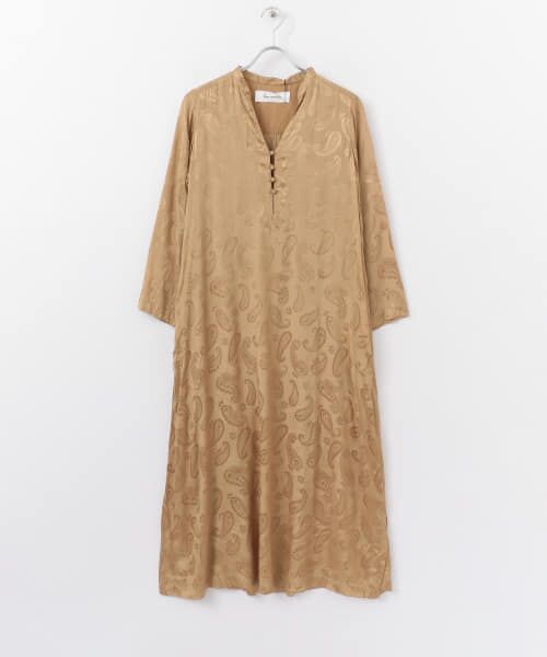 アーバンリサーチ ロッソ sara mallika サラマリカ ワンピース セール】sara mallika COTTON LUREX SCARF PRINT DRESS