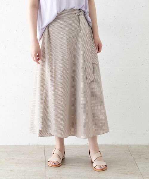＊＊URBAN RESEARCH ROSSO / アーバンリサーチ ロッソ スカート | BEIGE,　LIBOI SKIRT（34 CAMEL）