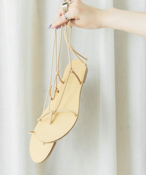 ＊＊URBAN RESEARCH ROSSO / アーバンリサーチ ロッソ サンダル | NICOLAS LAINAS　レースアップサンダル（NUDE）