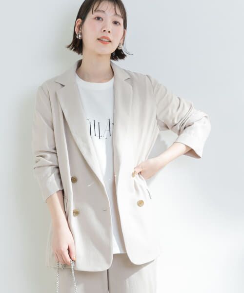 URBAN RESEARCH ROSSO ダブルリネンジャケット URBAN RESEARCH ROSSO MEN（アーバンリサーチロッソメン）の「ハード