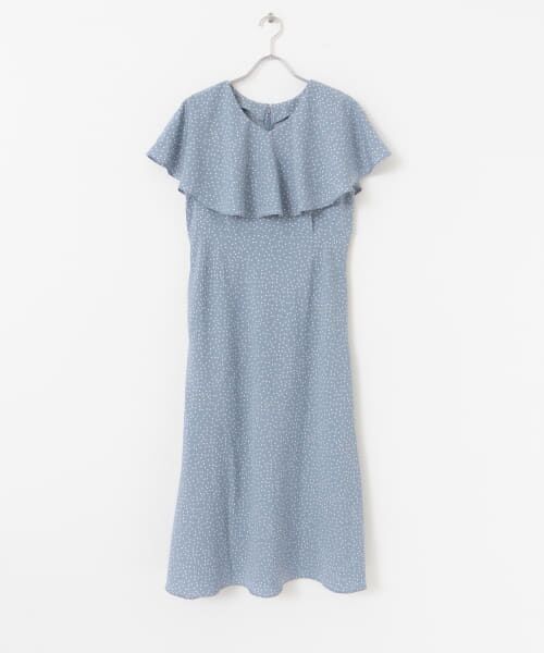 セール】 F by ROSSO ドット柄ケープワンピース （ワンピース