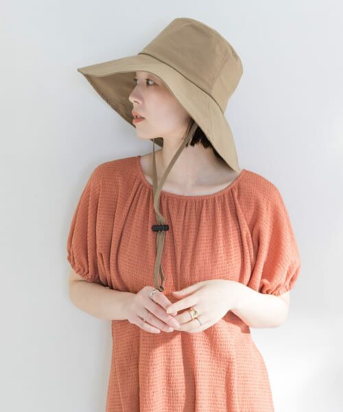 試着のみ　芦屋ロサブランワイドブリムハット 試着のみ 芦屋ロサブランワイドブリムハット