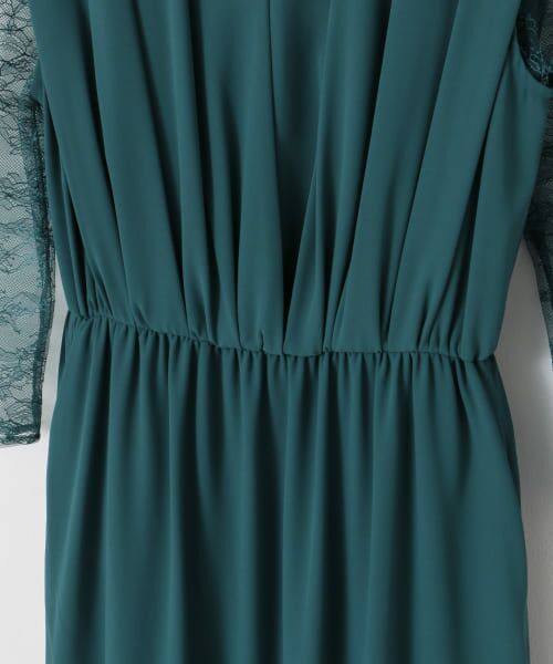 【美品】Chaco×ROSSO オケージョンドレス　フリーサイズ セール】『別注』Chaco×ROSSO カットジャガードドレス