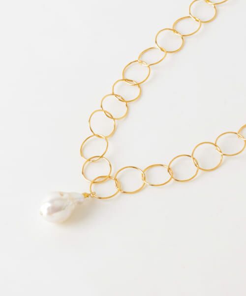 ＊＊URBAN RESEARCH ROSSO / アーバンリサーチ ロッソ ネックレス・ペンダント・チョーカー | in2 design　SHORTBAROQUENECKLACE（GLDWHT）